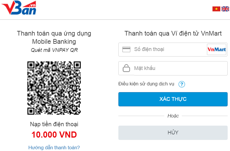 HD thanh toán qua Ví điện tử VNPAY